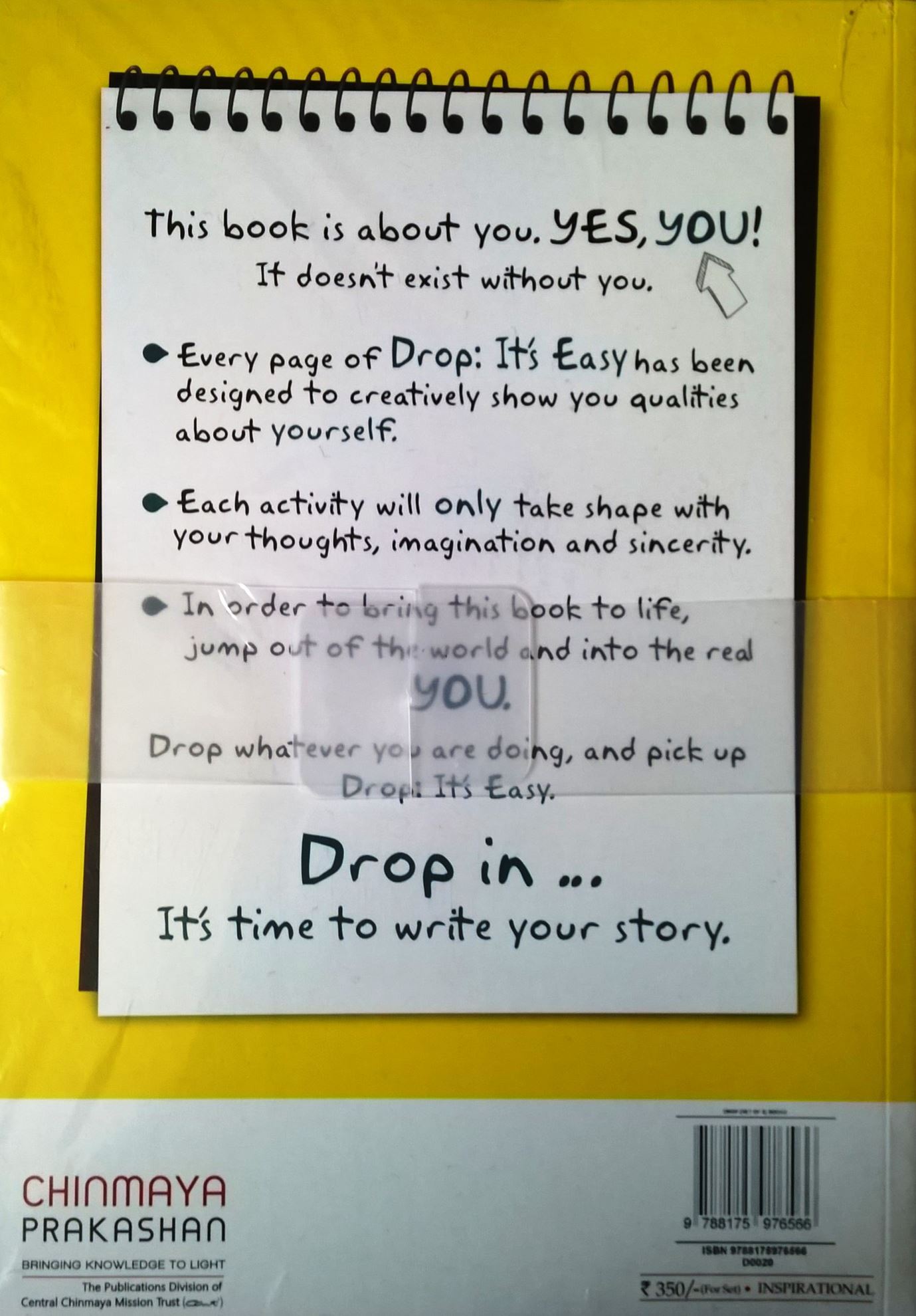 Chinmaya Publications. Drop: A Novel & It's Easy (set of 2 books)